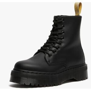 NWOB Dr. Martens Vegan Jadon Ii Mono Felix Rub Off Platform Black Boots 7W 6M US